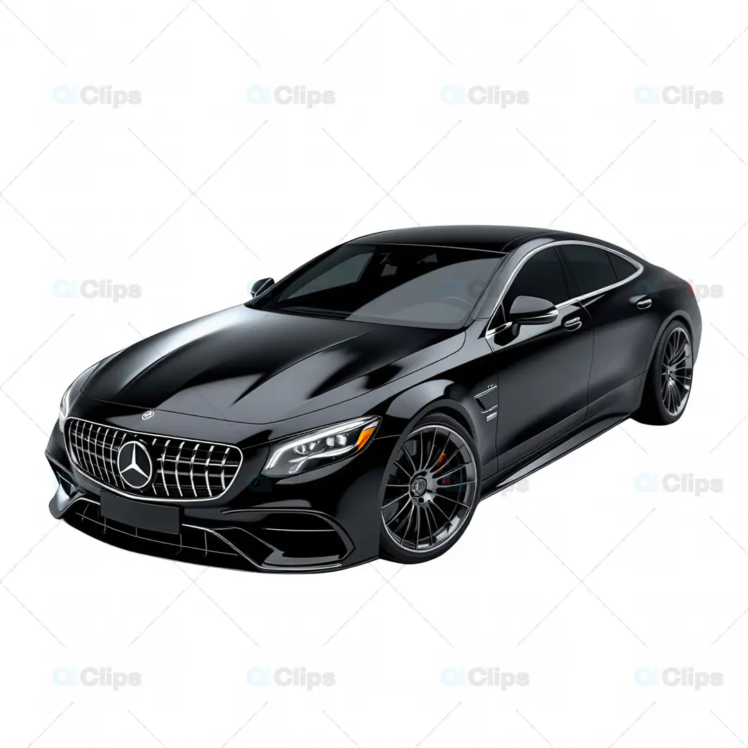 3D Mercedes-Benz Luxury Coupe Model