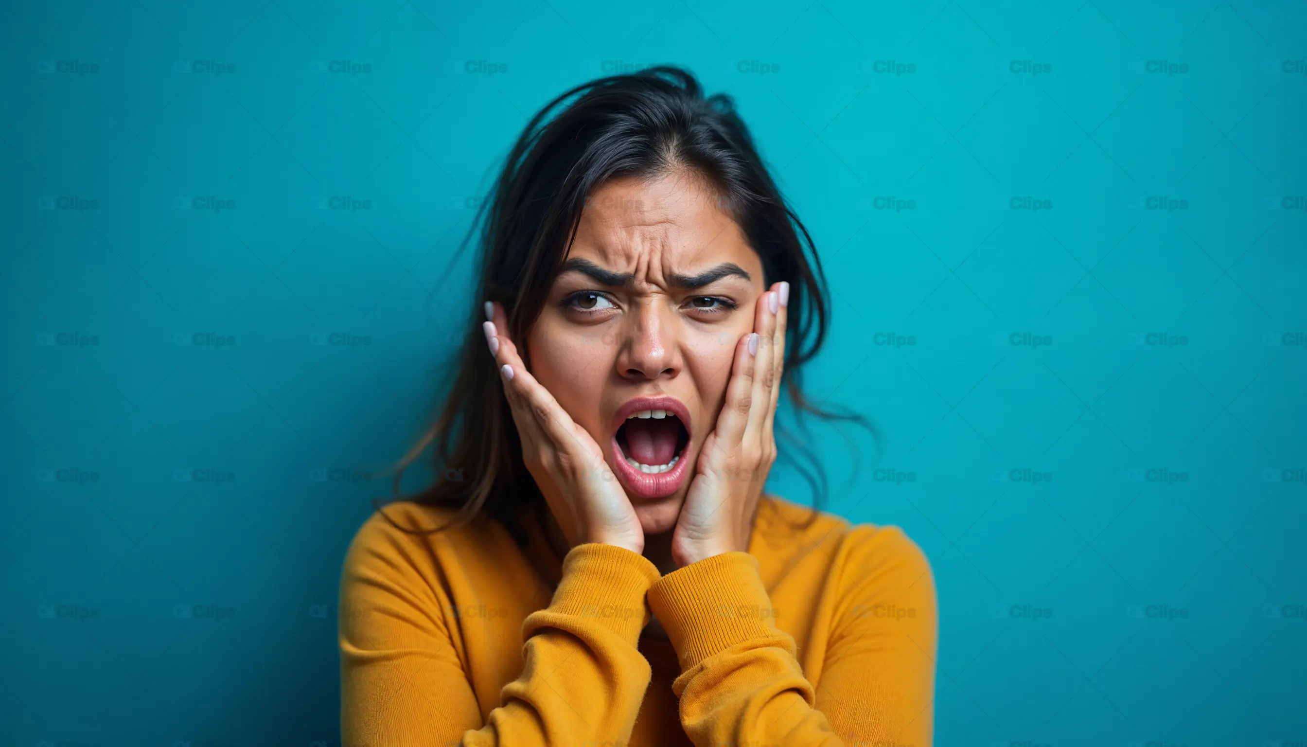 Shocked Woman Expression