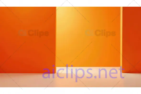 Minimalist Orange Room Background