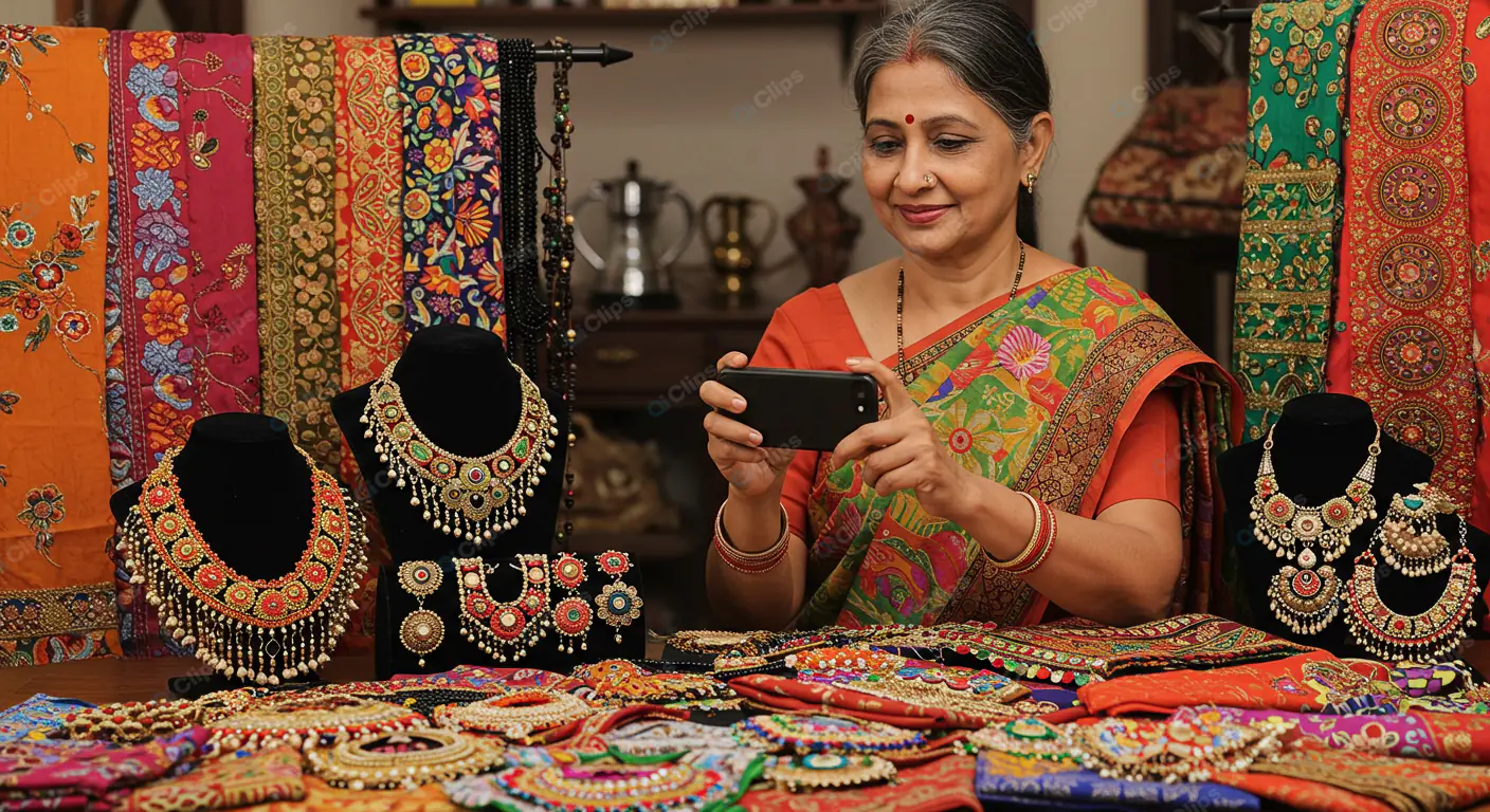 Traditional Indian Jewelry Seller