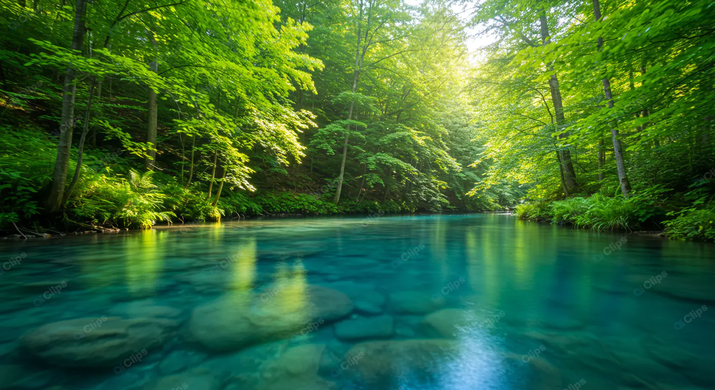 Emerald Forest Stream Oasis