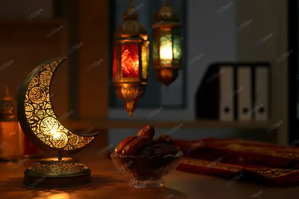 Ramadan Home Office Ambiance