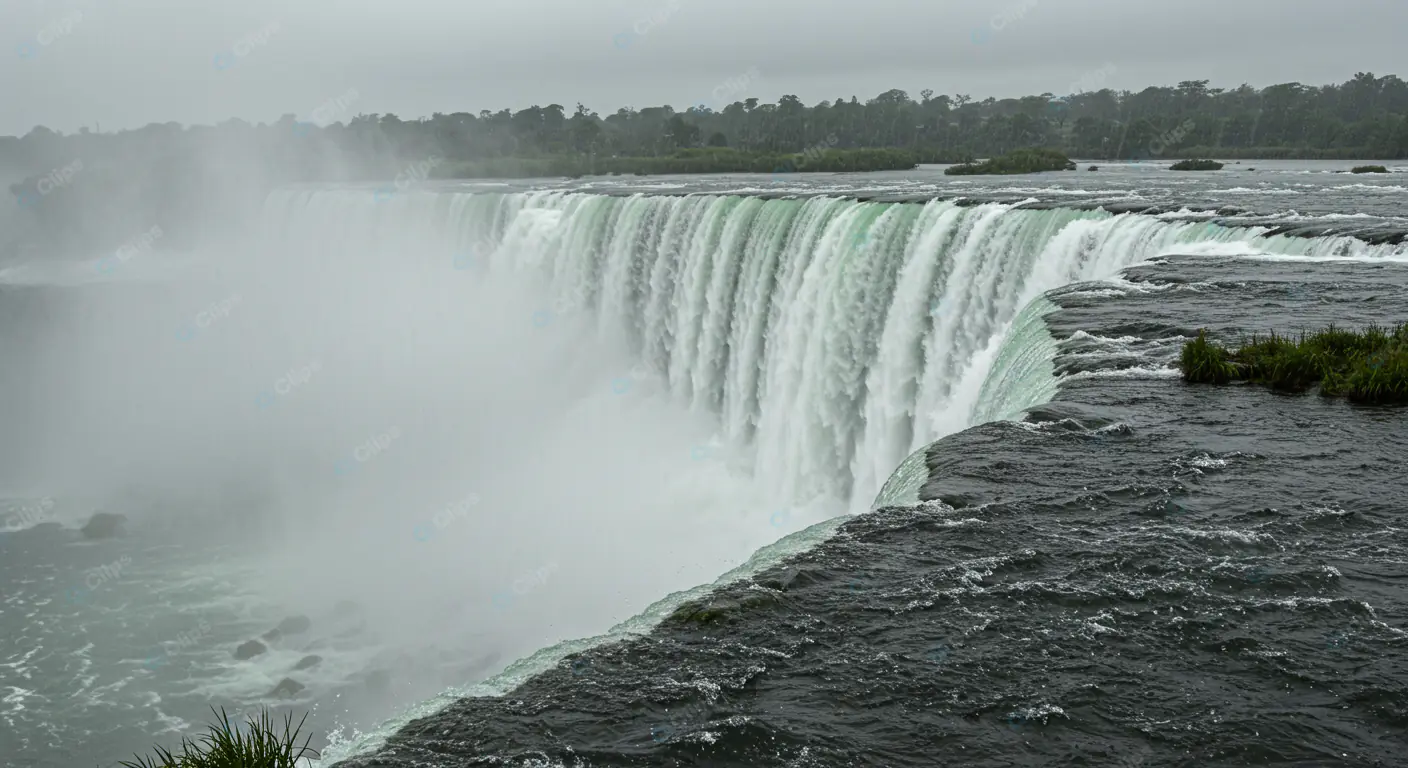 Majestic Niagara Falls Cascade