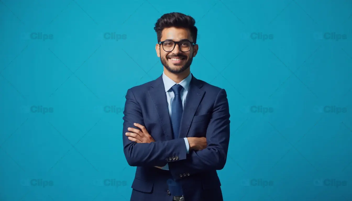 Young Confident Businessman Portrait