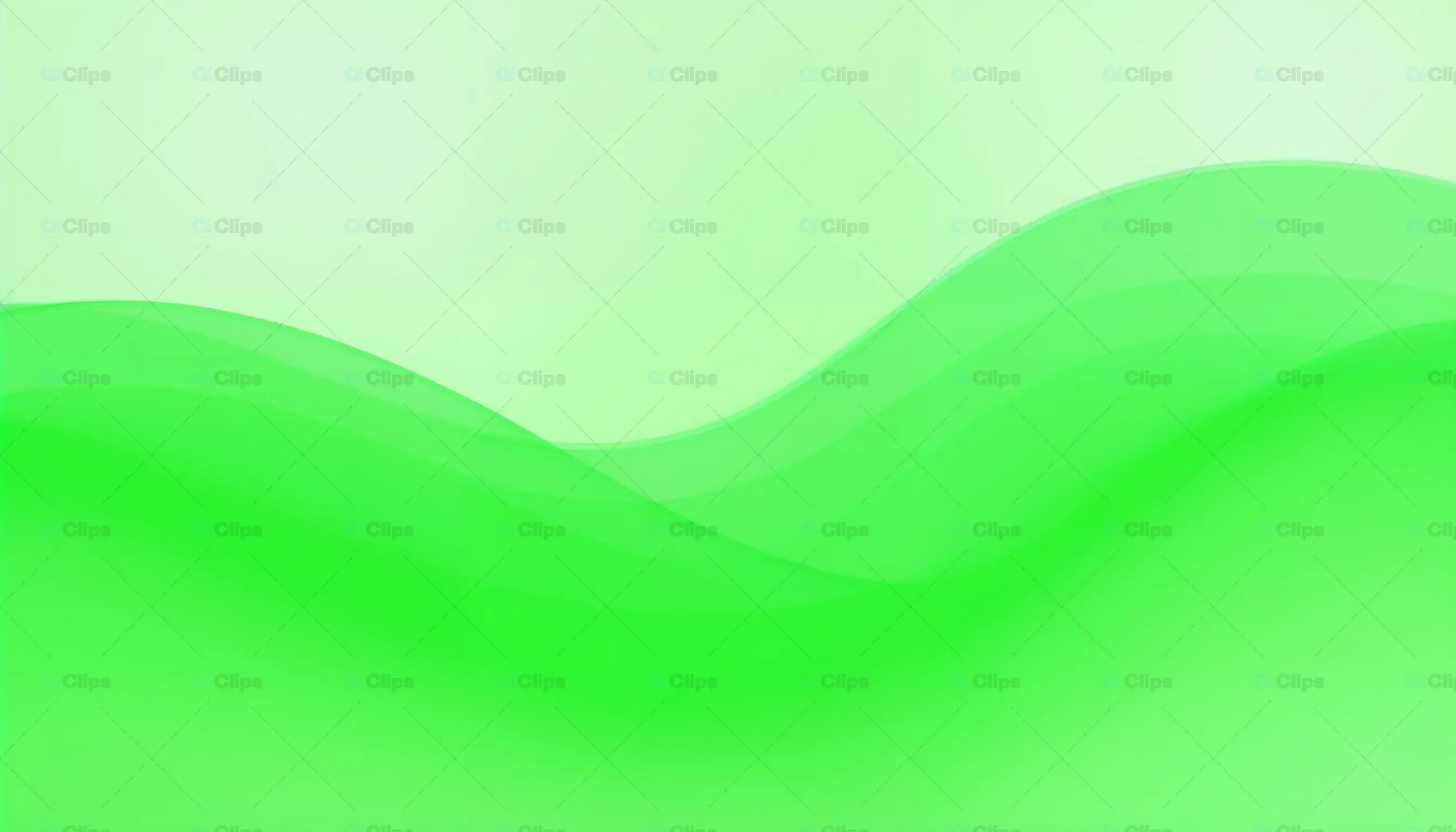 Green Abstract Wave Background