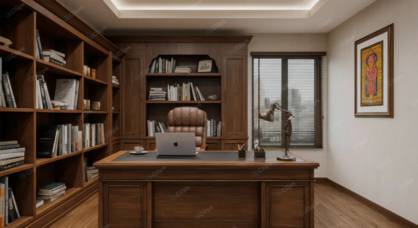 Refined Executive Home Office