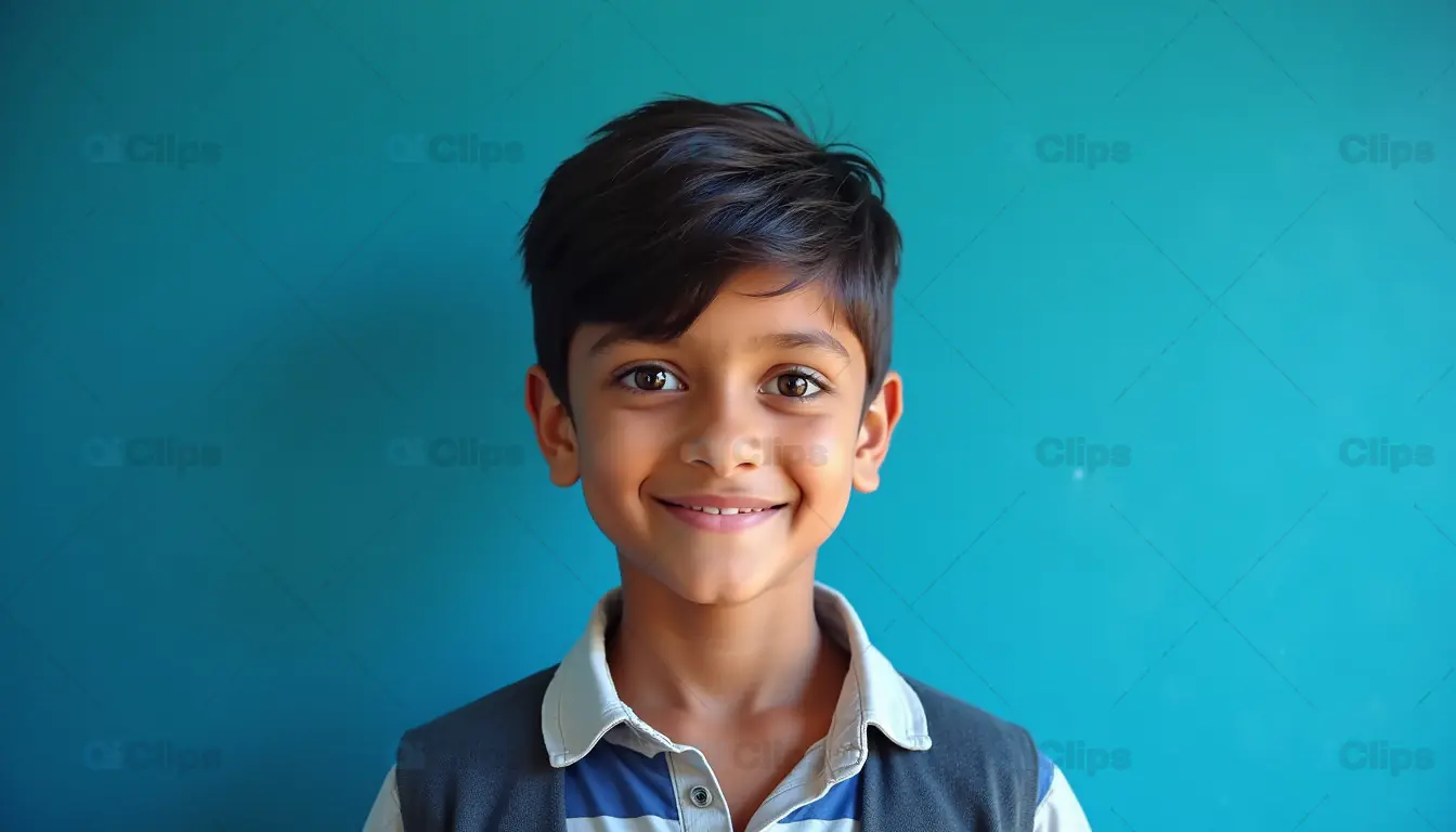 Smiling Young Boy Portrait