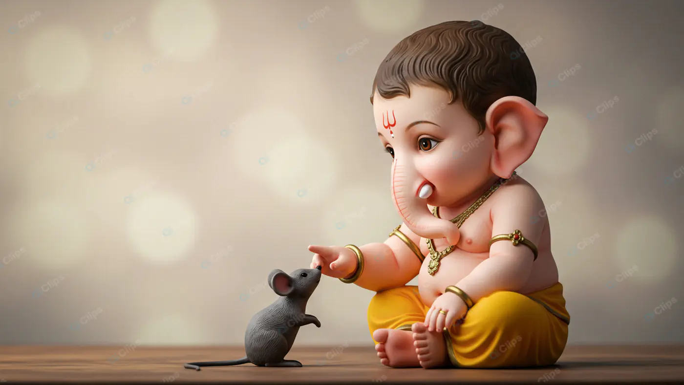 Playful Ganesha: Divine Childhood