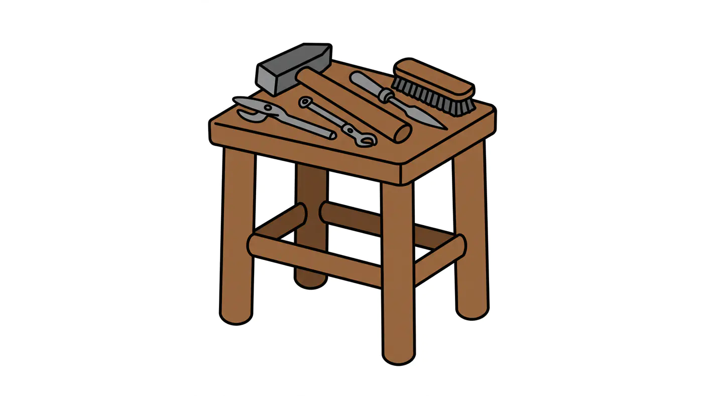 Mechanic's Workbench Vector