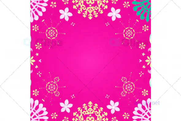 Floral Pink Decorative Background