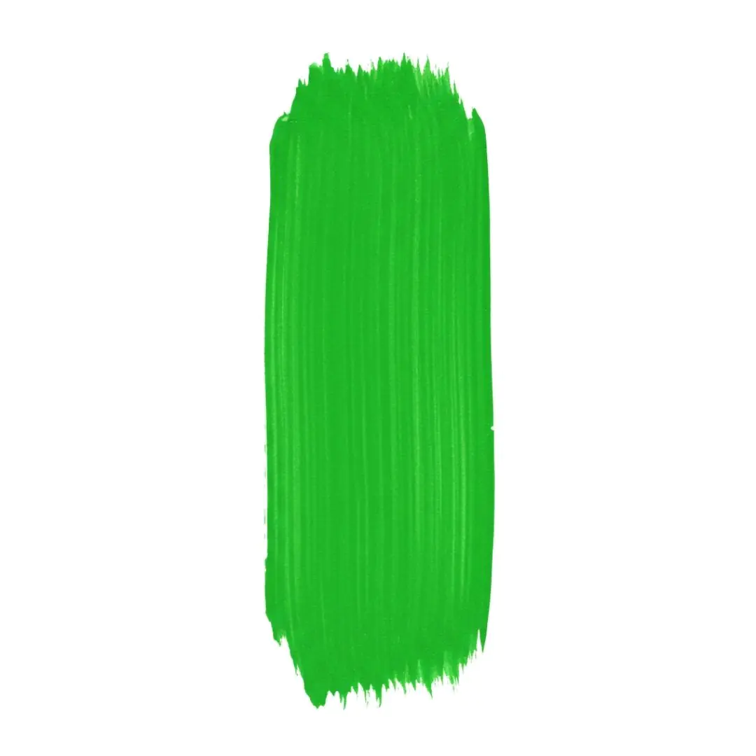 Vibrant Green Vertical Paint Stroke PNG Clipart