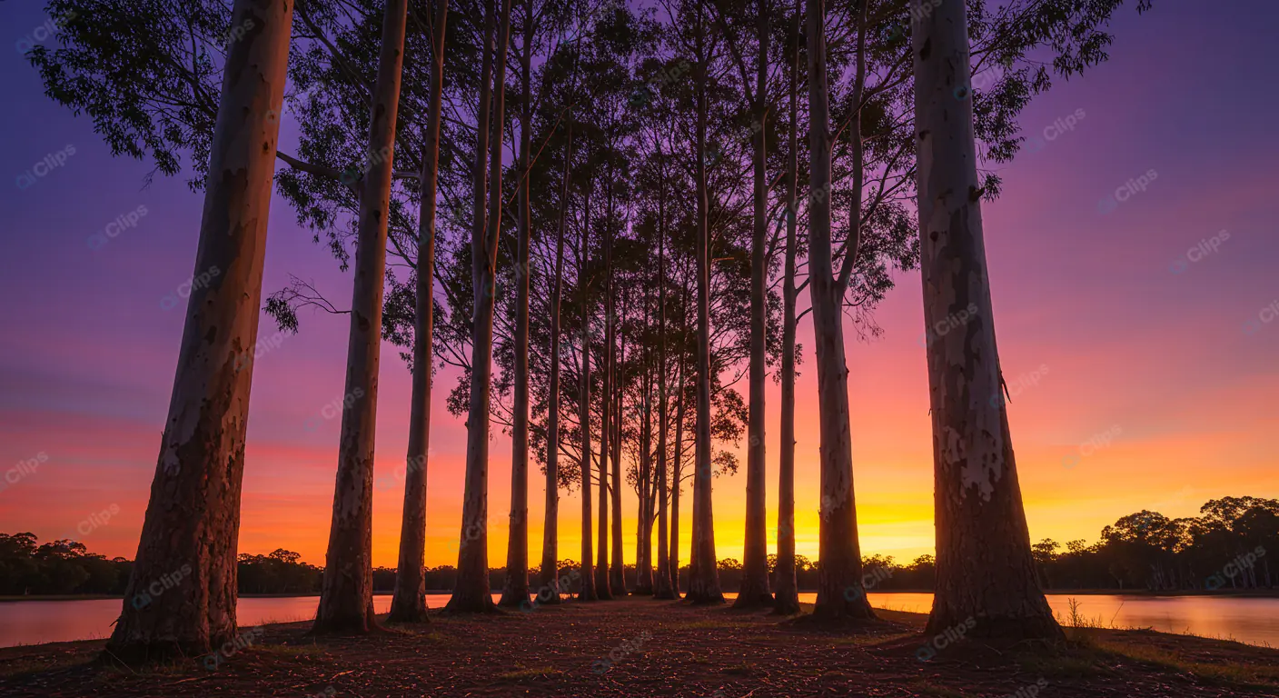 Twilight Grove Silhouette