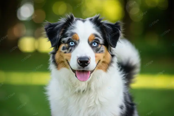 Vibrant Australian Shepherd Portrait