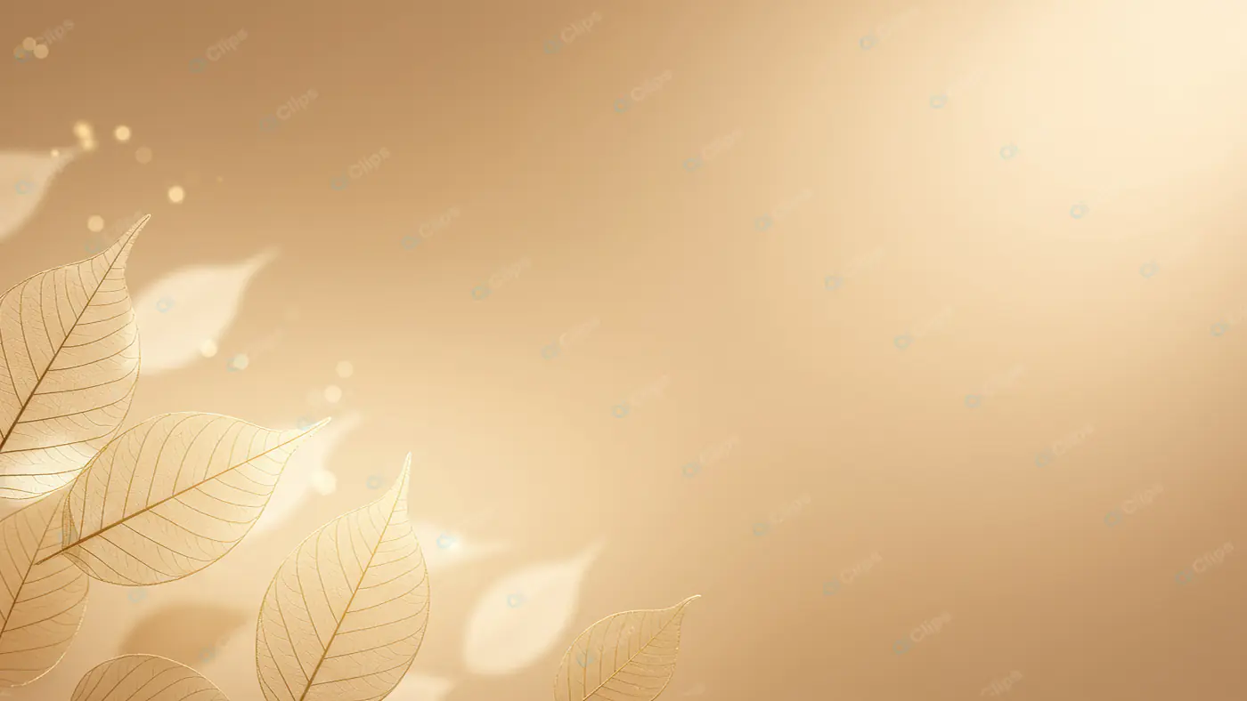 Golden Leaf Silhouettes