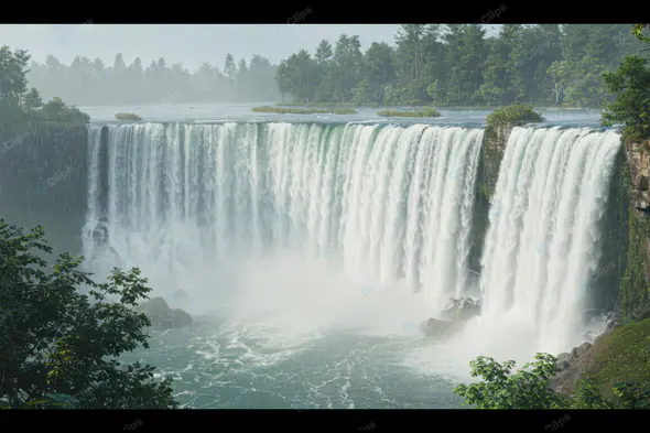Thundering Waterfall Panorama