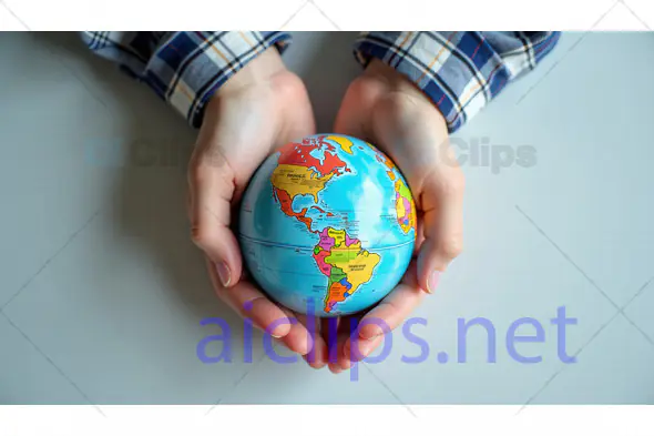 Hands Holding Globe