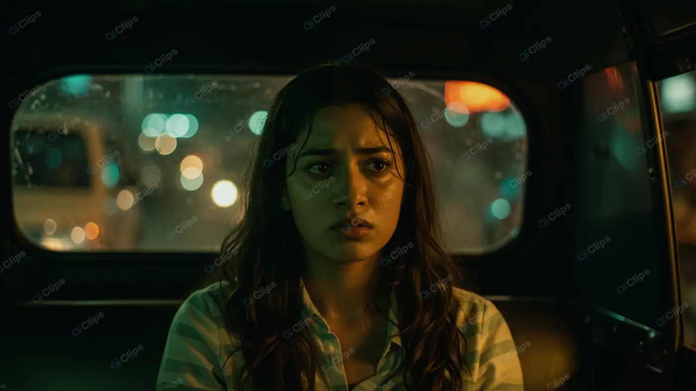 Tense Nighttime Passenger