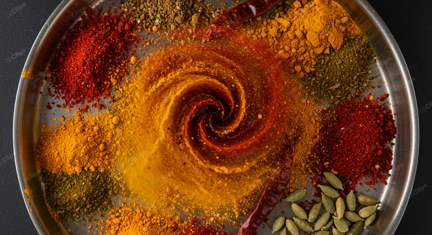 Vibrant Spice Spiral