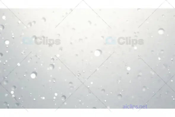 Crystal Clear Raindrops on Glass