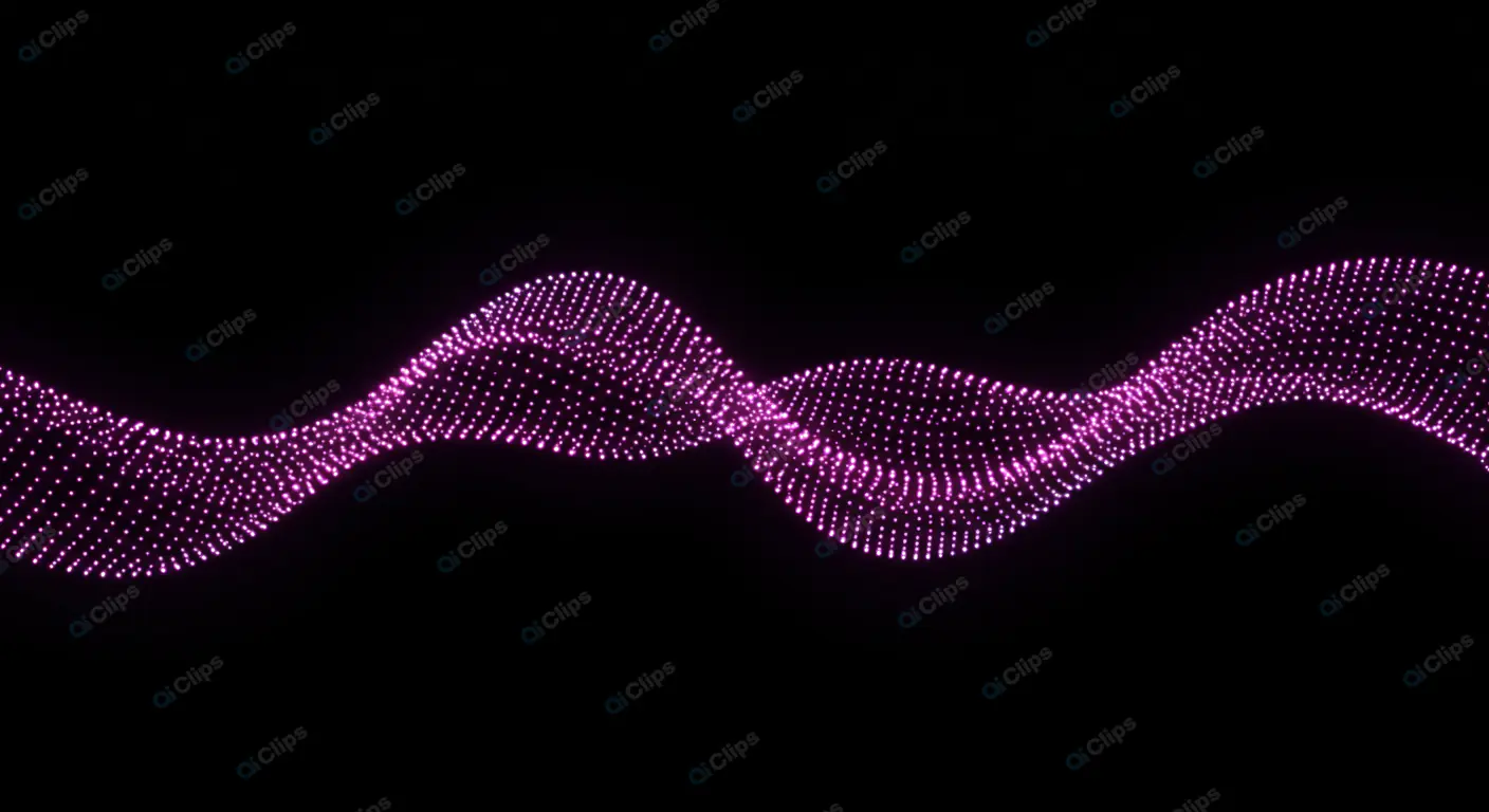 Magenta Particle Wave