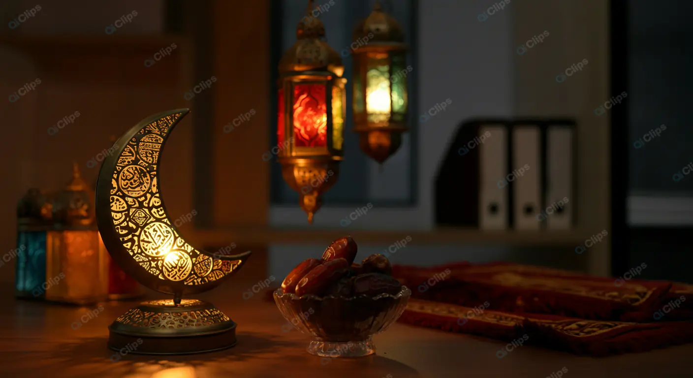 Ramadan Home Office Ambiance