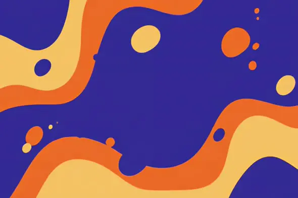 Vibrant Lava Lamp Abstraction