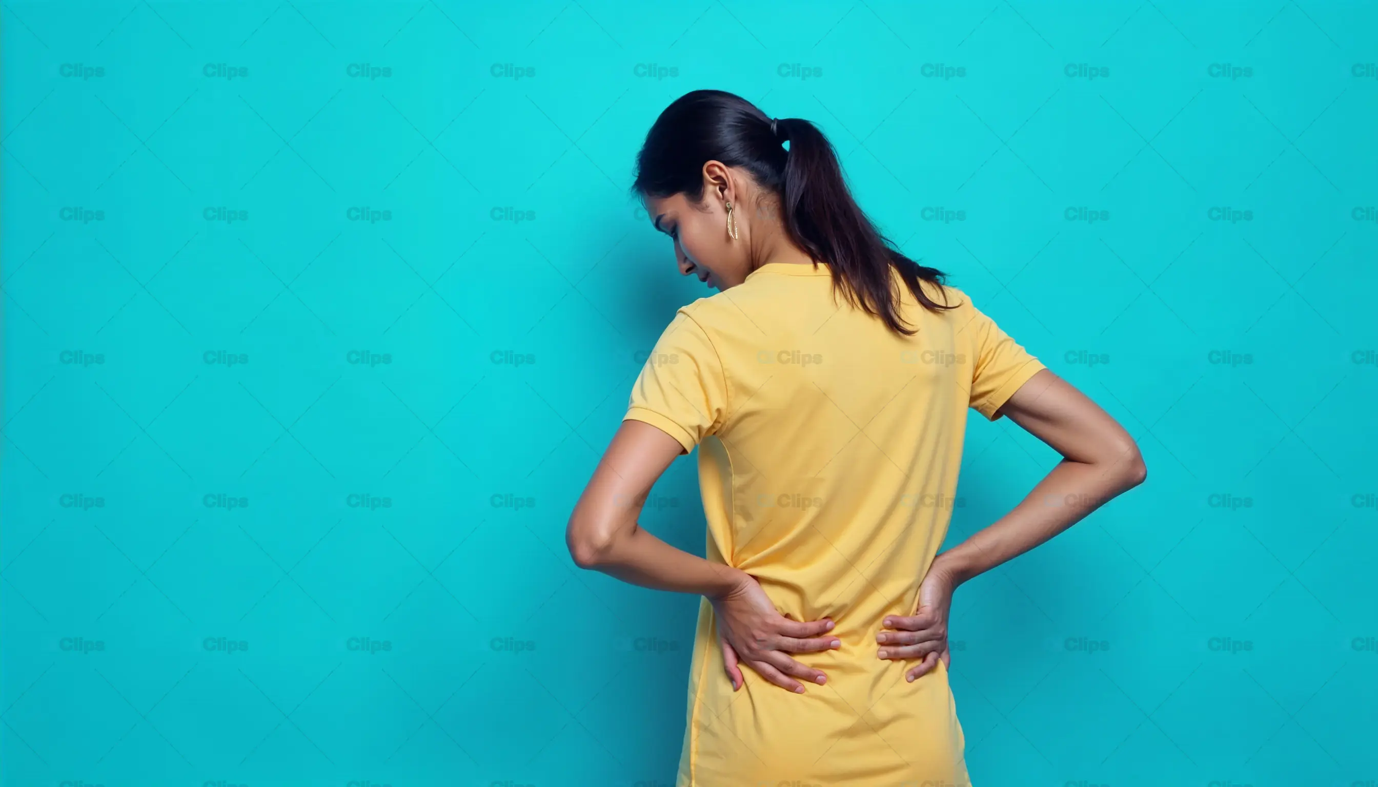 Woman with Lower Back Pain