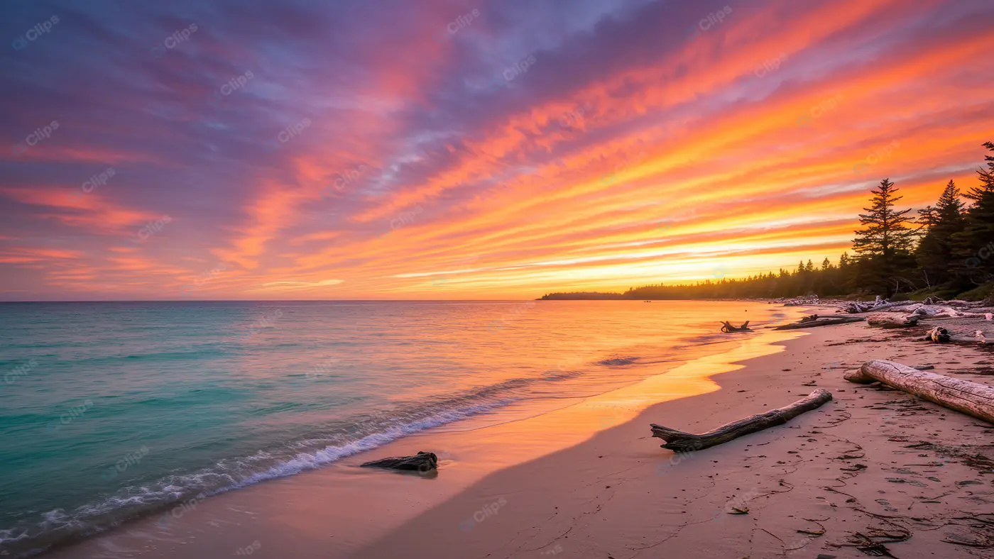 Radiant Coastal Twilight