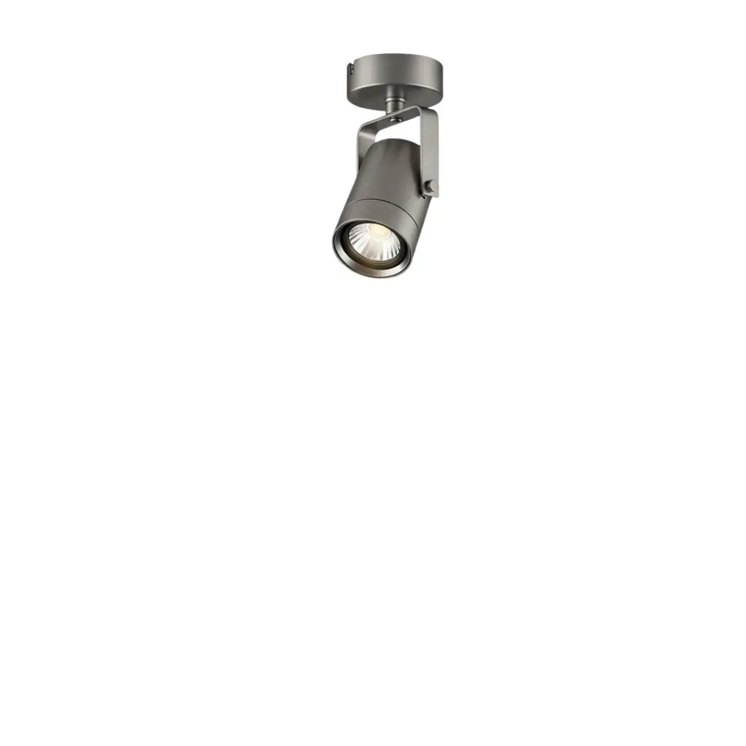 Modern Brushed Metal Ceiling Spotlight Fixture PNG Clipart