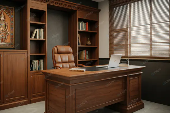 Elegant Executive Office Interior