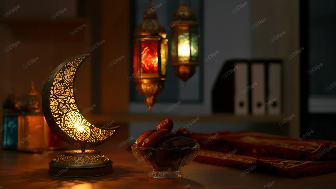 Ramadan Home Office Ambiance