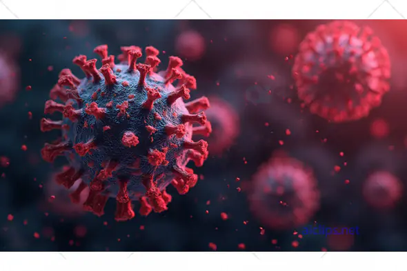 Coronavirus Microbiology Close-Up