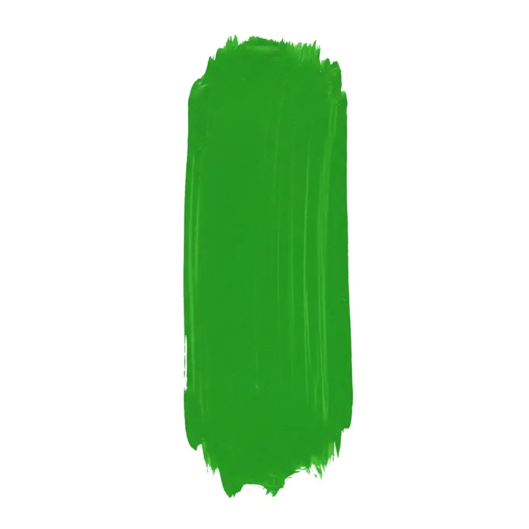 Bright Green Vertical Paint Stroke PNG Clipart