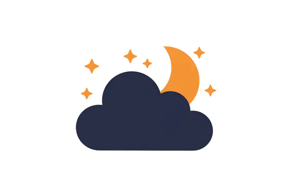 Moonlit Cloud Icon