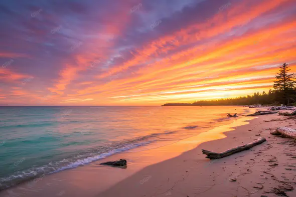 Radiant Coastal Twilight