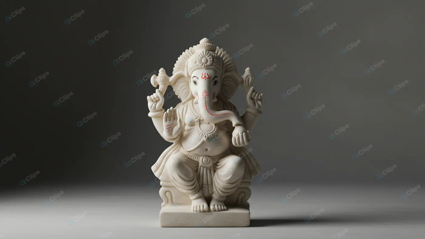 Ivory Ganesha Statue