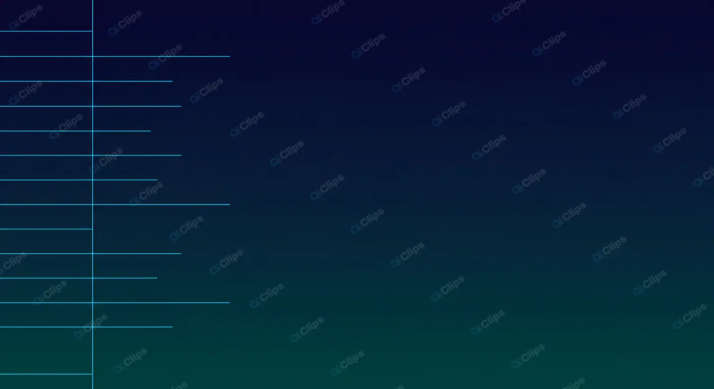 Luminous Teal Grid Horizon