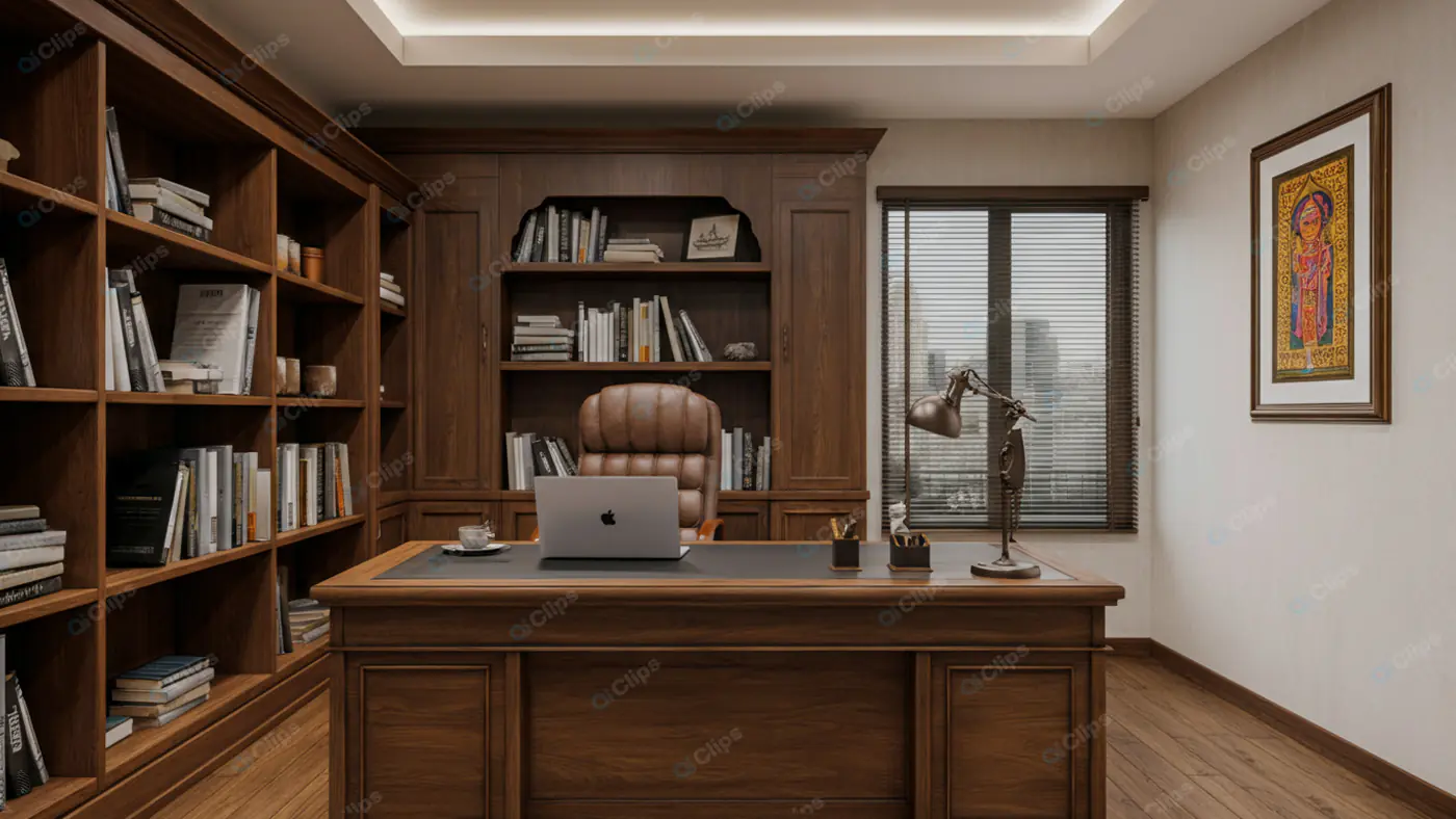 Refined Executive Home Office