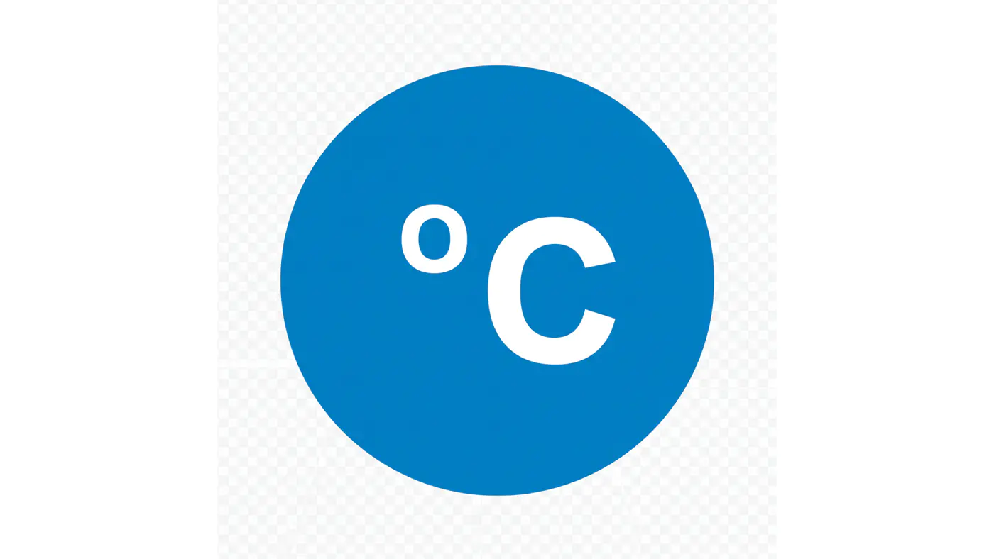 Celsius Symbol Circle Icon