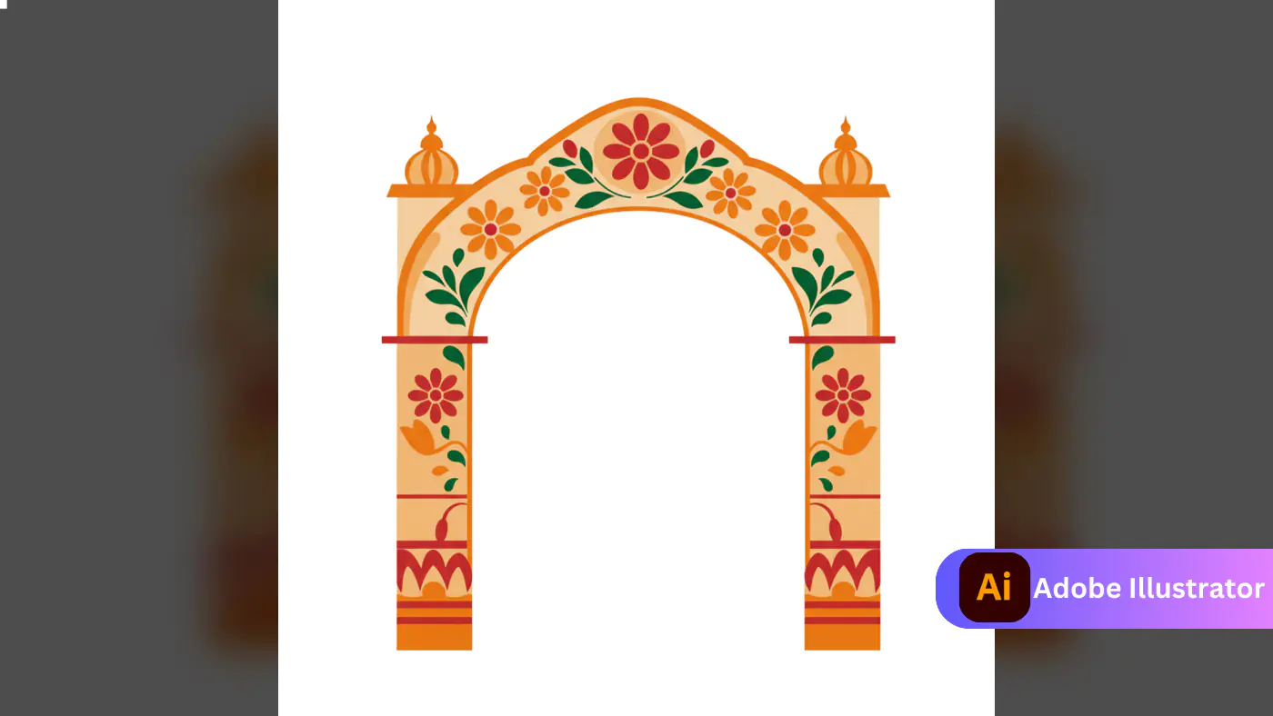 Floral Festive Entrance Archway