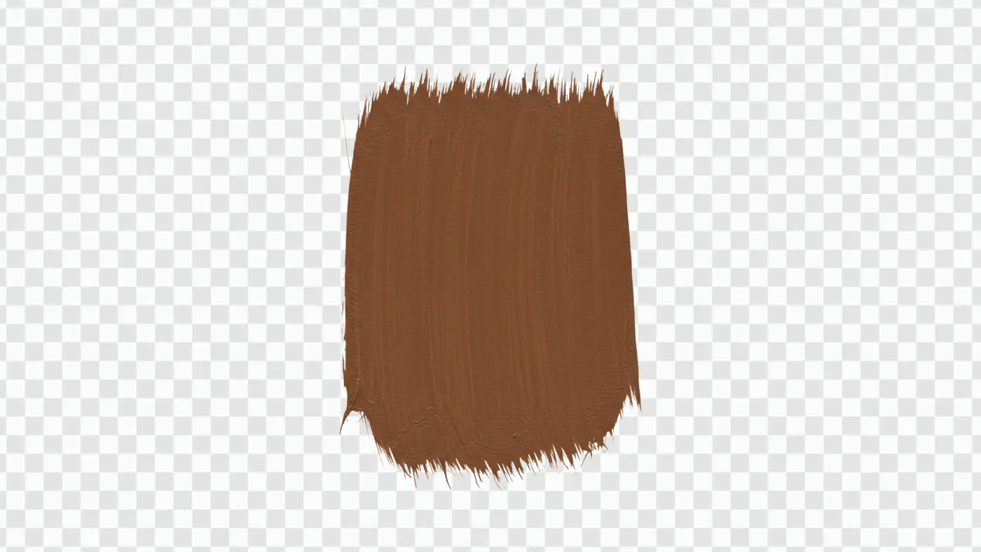 Rustic Brown Paint Stroke Texture PNG Clipart