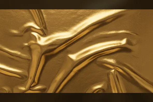 Molten Gold Drapery Texture | Indian Royal Abstract Background
