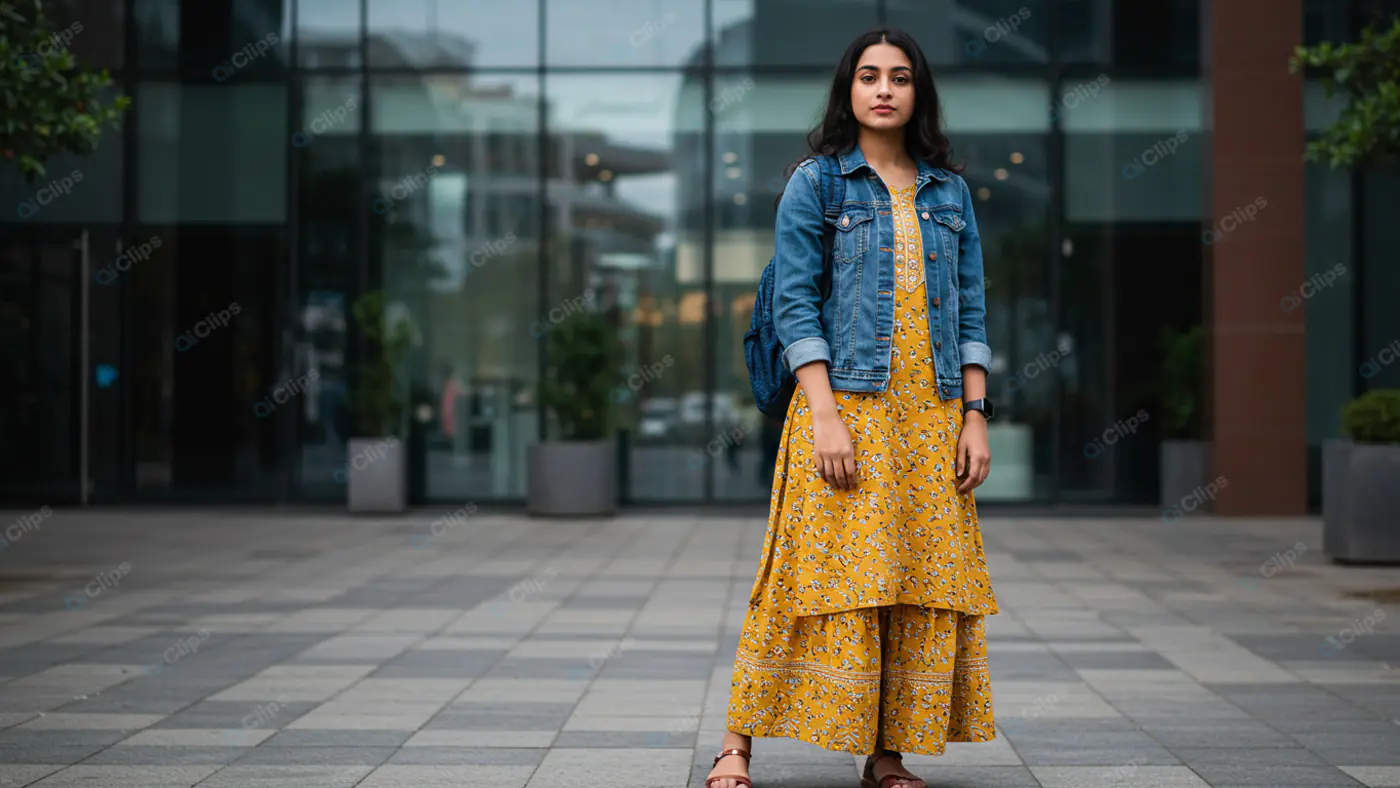 Urban Chic: Fusion of Western and Indian Fashion