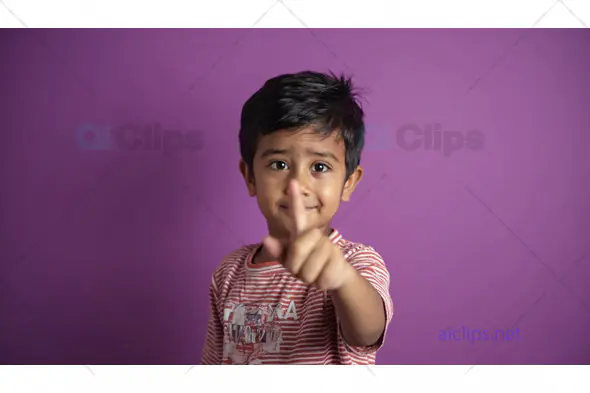 Child Pointing Forward