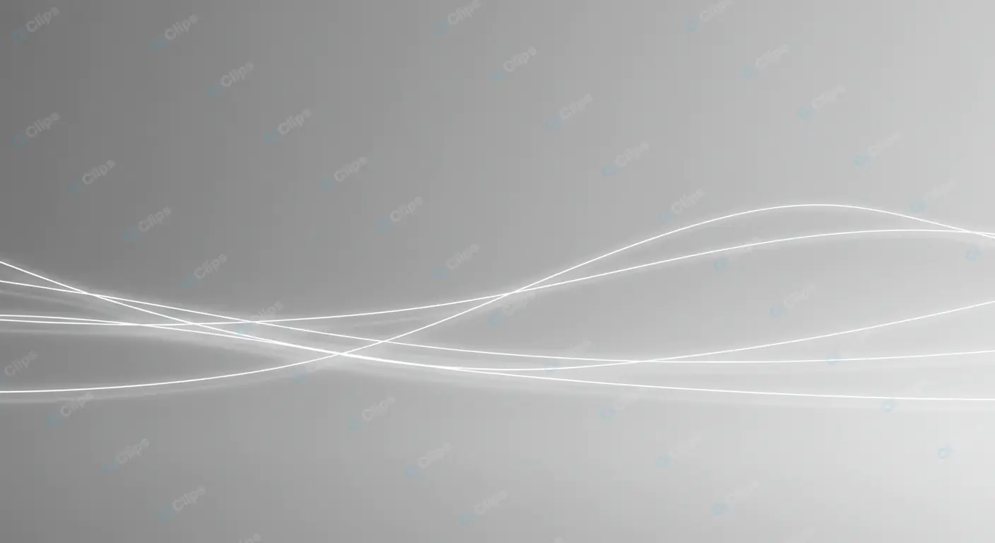 Ethereal White Waves
