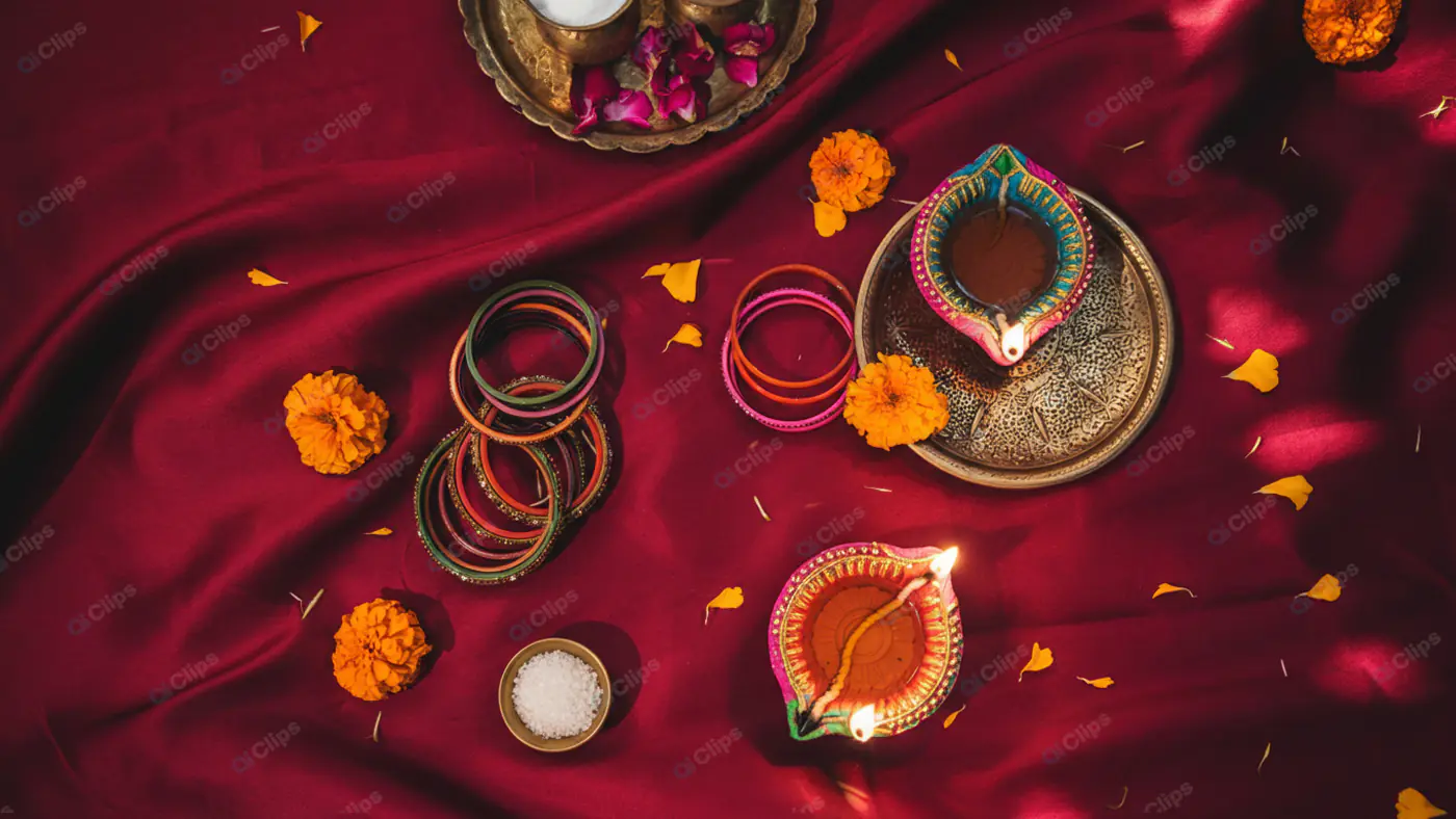 Diwali Festival Flatlay