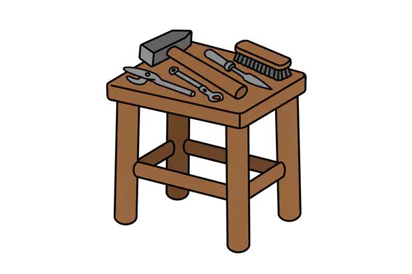 Mechanic's Workbench Vector