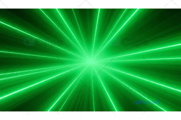 Neon Green Light Burst