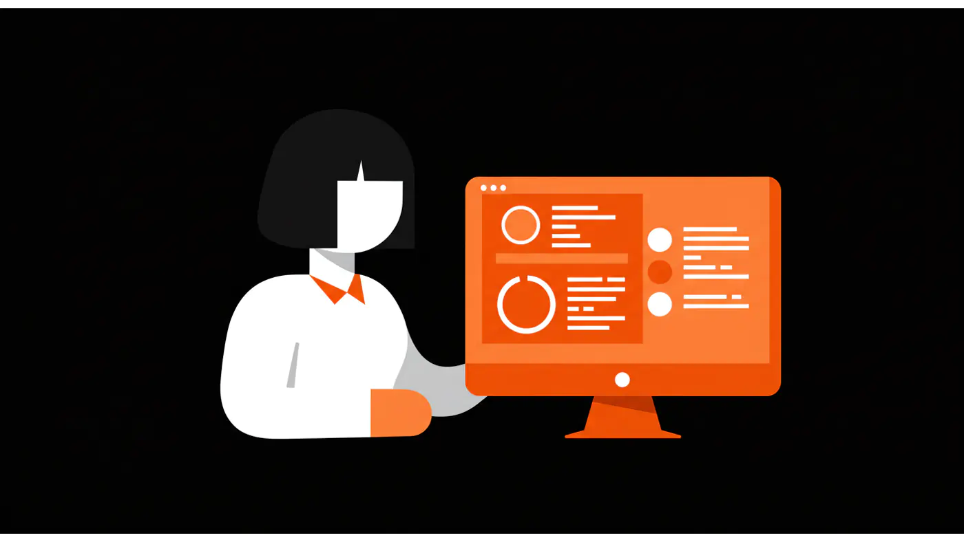 Data Analyst Workflow Vector