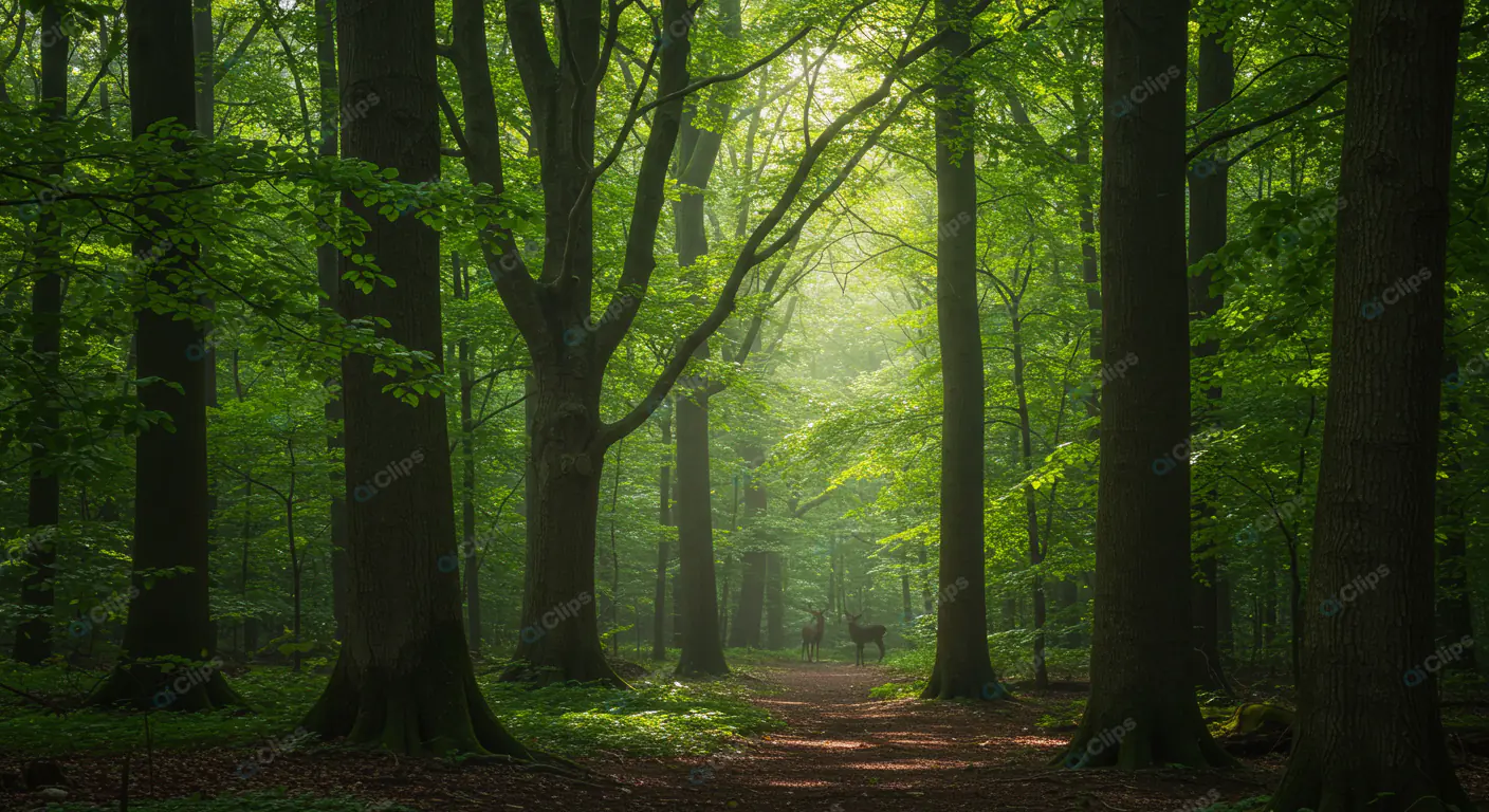 Enchanted Emerald Forest Path
